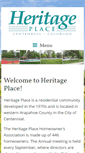 Mobile Screenshot of heritageplacehoa.com